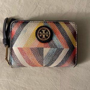 Tory Burch colorful Cameron zip wallet/coin case